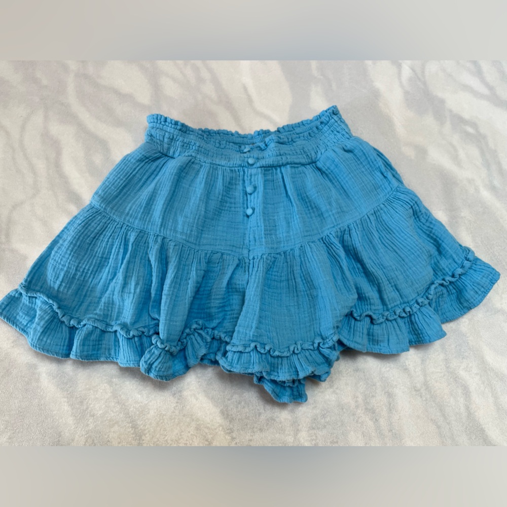 American Eagle Outfitters Sky Blue Smocked Skort